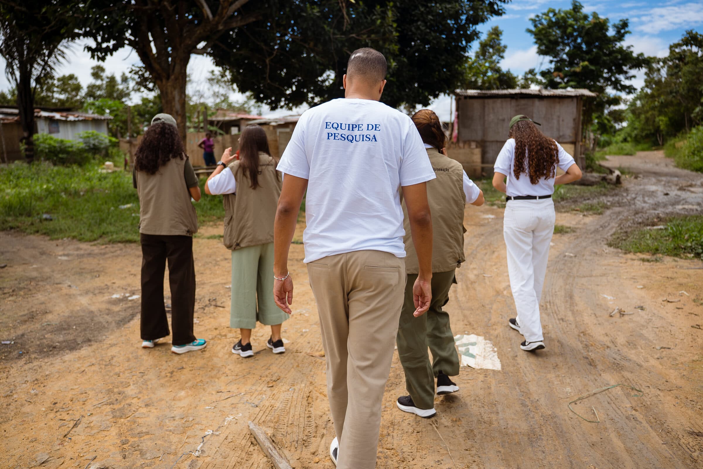 Data collection and social mapping in neglected communities.